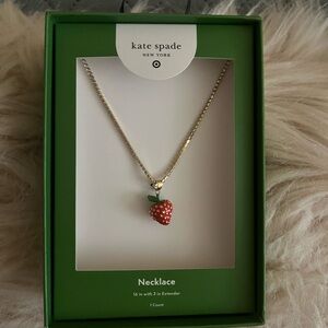 Kate Spade Strawberry Pendant Necklace